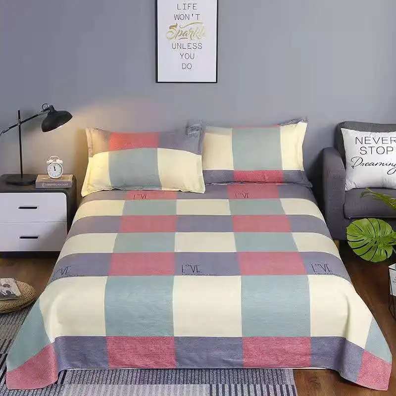 

1PC Bed Sheet Thickened Woolen Bed Sheet Single Piece of Student Dormitory Bed Sheet