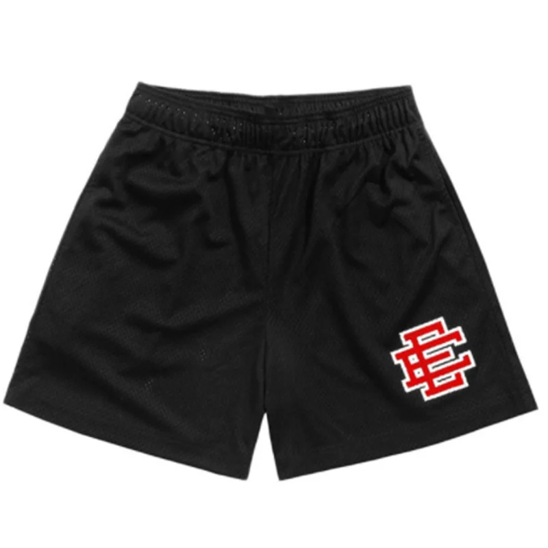 

2022 Summer Men's New Casual Printed Shorts Fitness Sports Pants Gym Workout Mesh Cloth Sports Shorts for Men