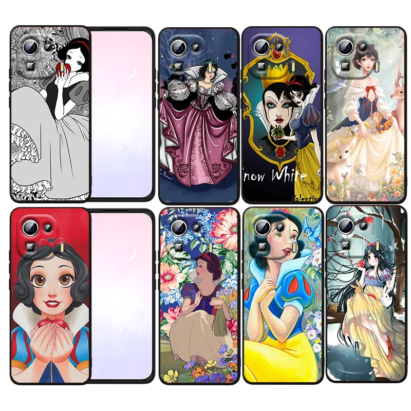 

Disney Snow White Princess Phone Case For Xiaomi Mi 12T 12S 12X 12 11 11T 11i 10T 10 9 Pro Lite Ultra 5G Funda Black Cover