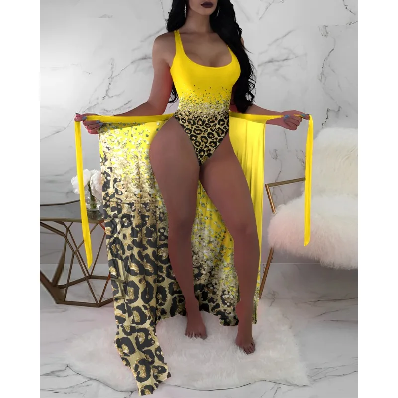 Рисунок 2 - Слитный купальник Wepbel с принтом