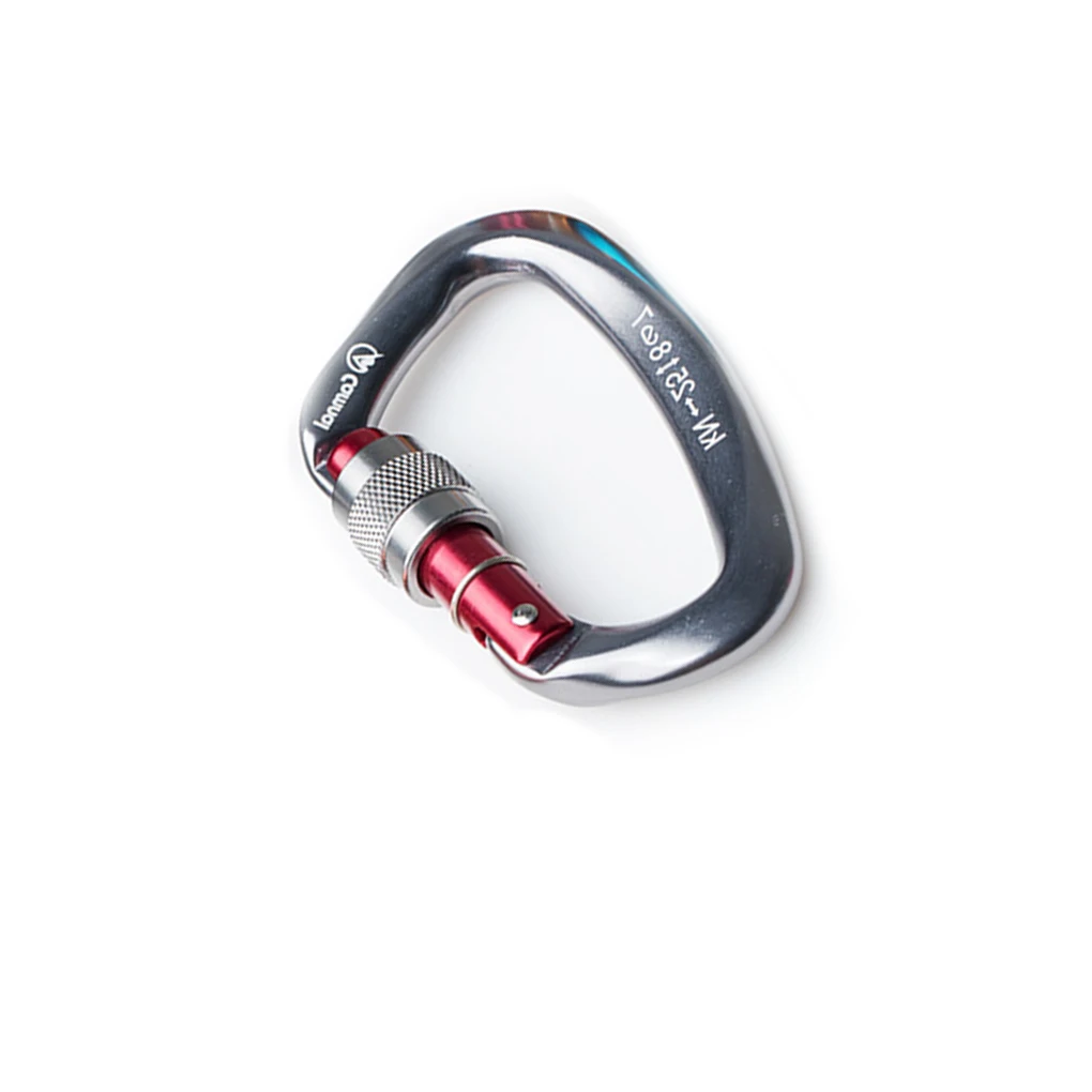 

1/2/3/5 Safe Carabiner Professional Climbing Equipment Locking Accessories Simple Protective Buckle for Body Protecting Grey