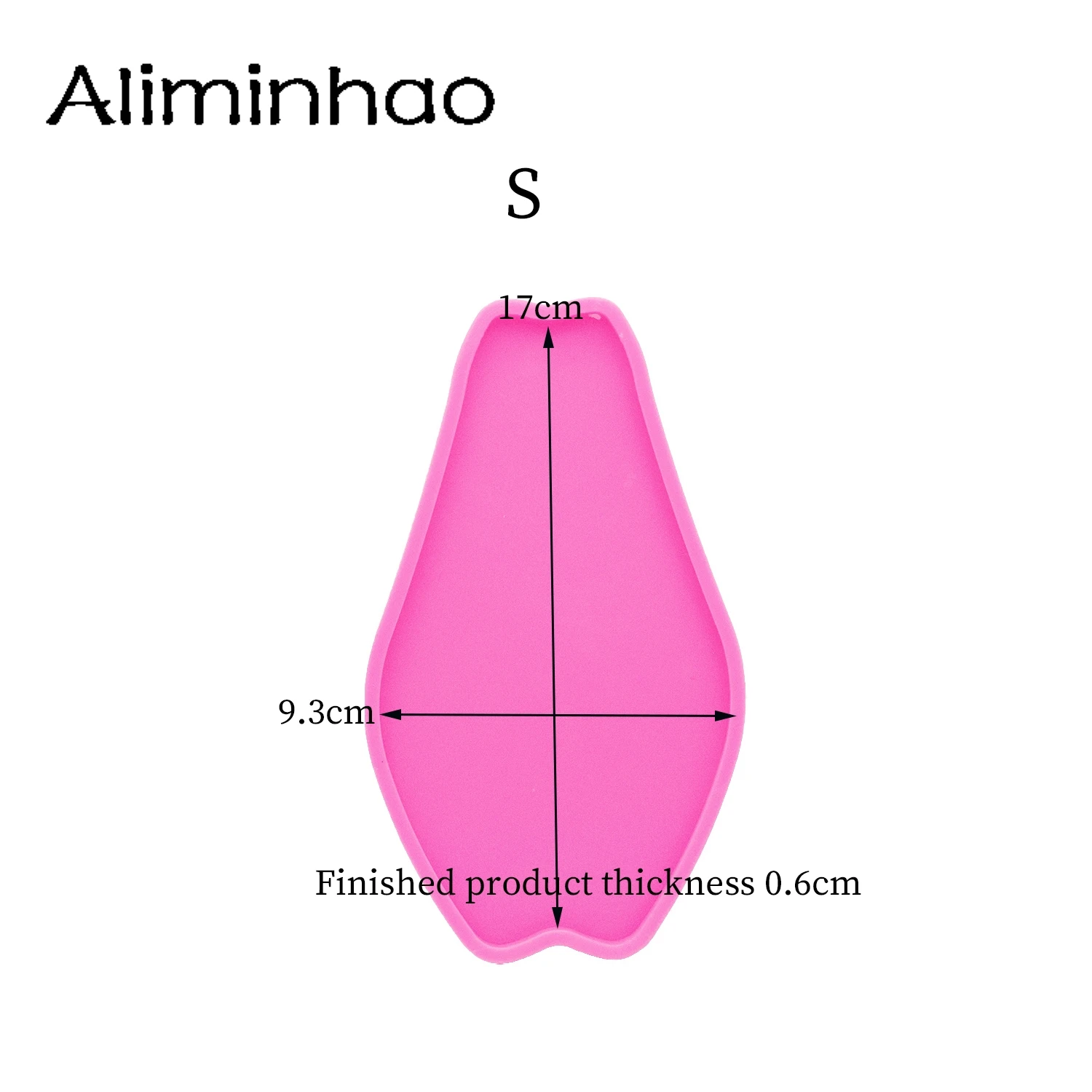 

Формы для эпоксидной смолы Aliminhao, силиконовые, папайя, геода, 4 дюйма, 9 дюймов