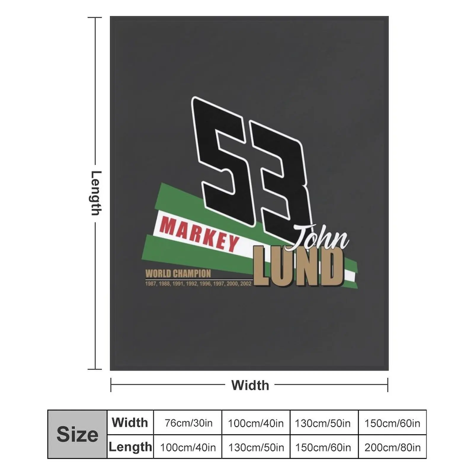 53 Джон Лунд Бриска F1 Чемпион мира Одеяло косплей аниме Летние декоративные