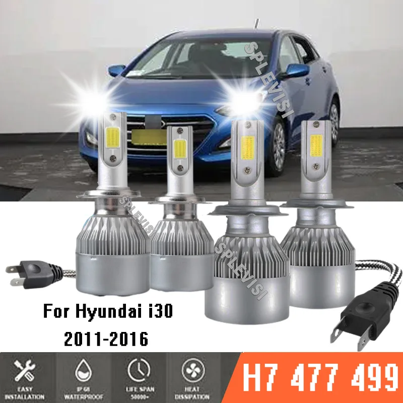 Супер Белые ксеноновые лампы H7 477 499 для дальнего/ближнего света Сменные детали