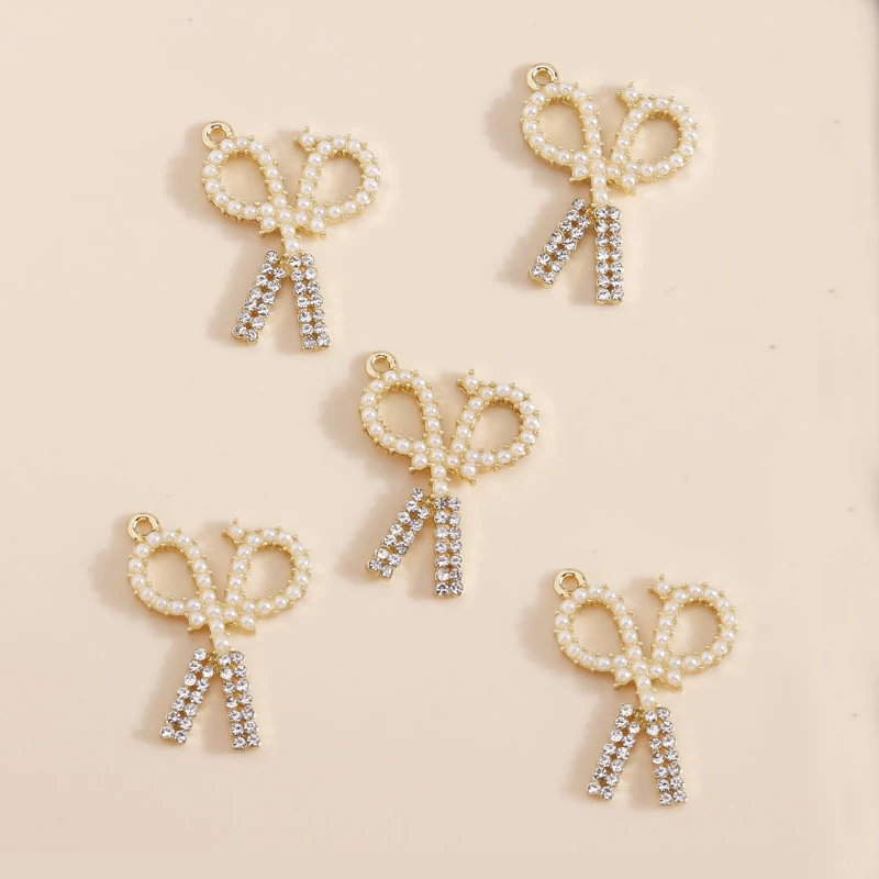 4 шт. женские серьги-гвоздики с жемчугом