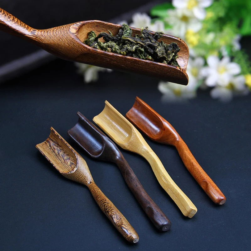 

High Quality Tea Chinese Kung Fu Bamboo Tea Coffee Spoon Natural Tea Scoop Coffee Spoon Shovel Matcha Powder Teaspoon Scoop