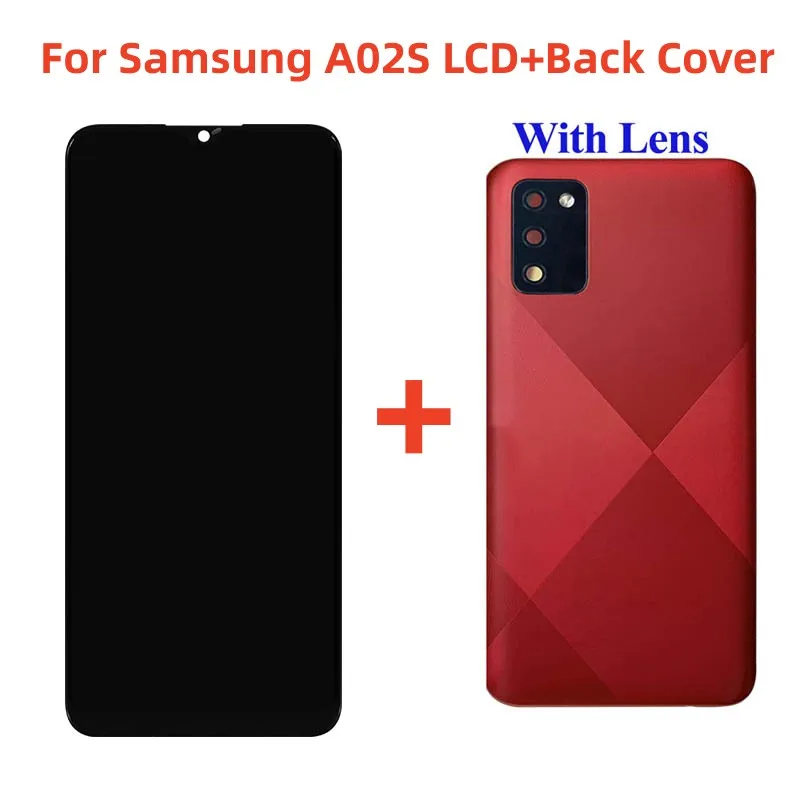 A02s ЖК-дисплей для Samsung Galaxy A02S A025F ЖК-дисплей сенсорный экран дигитайзер с A02S Задняя крышка батареи