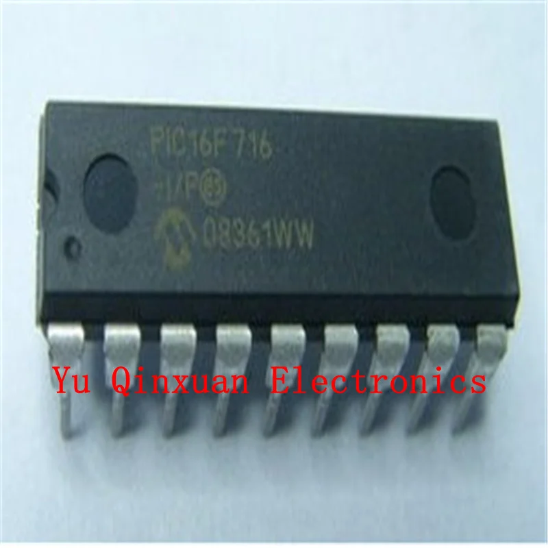 

PIC16F716-I/P PDIP-18 Microcontroller, 8-bit, Flash memory, AEC-Q100, new original stock