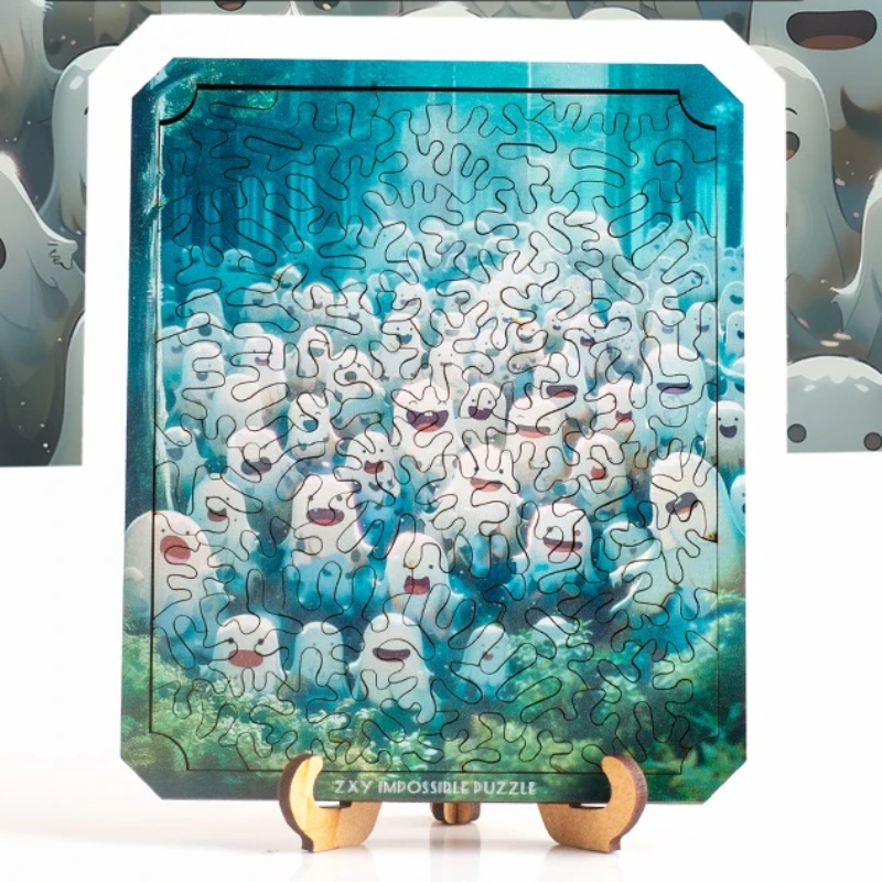 Вау в лесу пазл декорации галактика нерегулярные деревянные инопланетянин Хелл