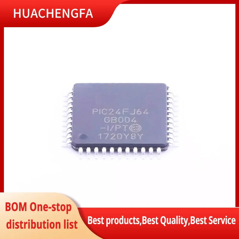 

1pcs/lot PIC24FJ64GB004-I/PT PIC24FJ64 GB004-I/PT QFP44 Microcontroller chip