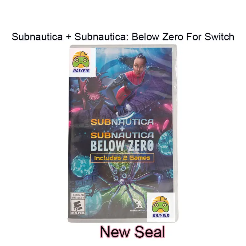 

Subnautica + Subnautica: ниже нуля для переключения новых запечатанных игр, Бесплатная доставка и быстрая доставка