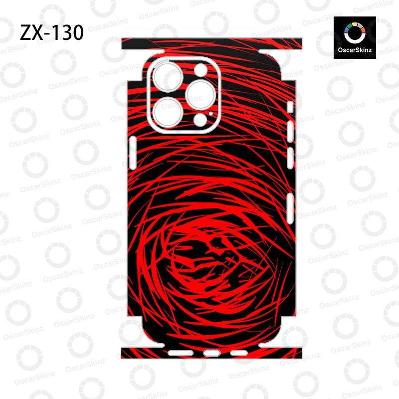 Фото Обертка OscarSkinZ для iPhone 17 16 Pro Max, наклейка 15, 14 Plus, задняя пленка 13 12, мини-защитная наклейка, боковая рамка, задняя защита №4