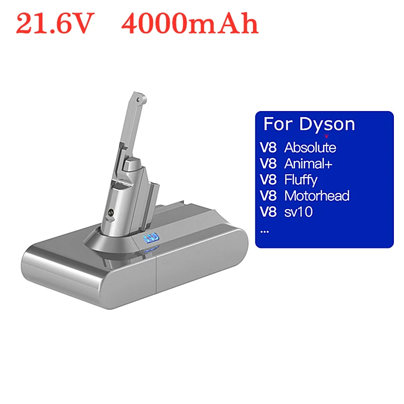 Перезаряжаемая батарея для пылесоса Dyson V6 V7 V8 V10 21 6 в 4000 мАч DC58 DC59 DC61 DC62 DC74 SV09 SV07 SV04 -