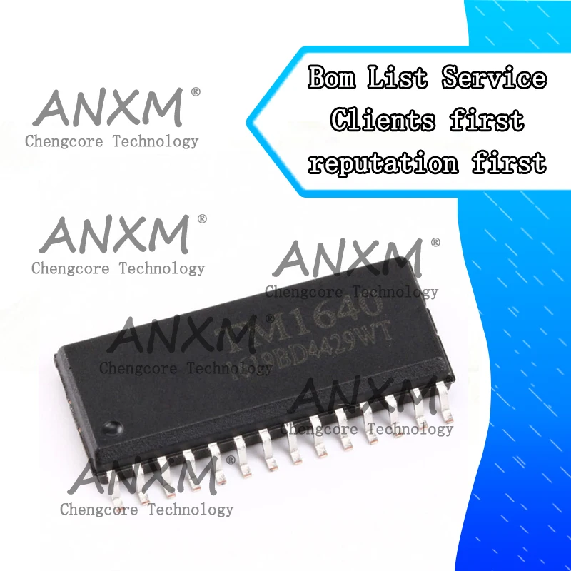 

1 Piezas TM1628 TM1638 TM1640 SOP-28 Driver IC Chip