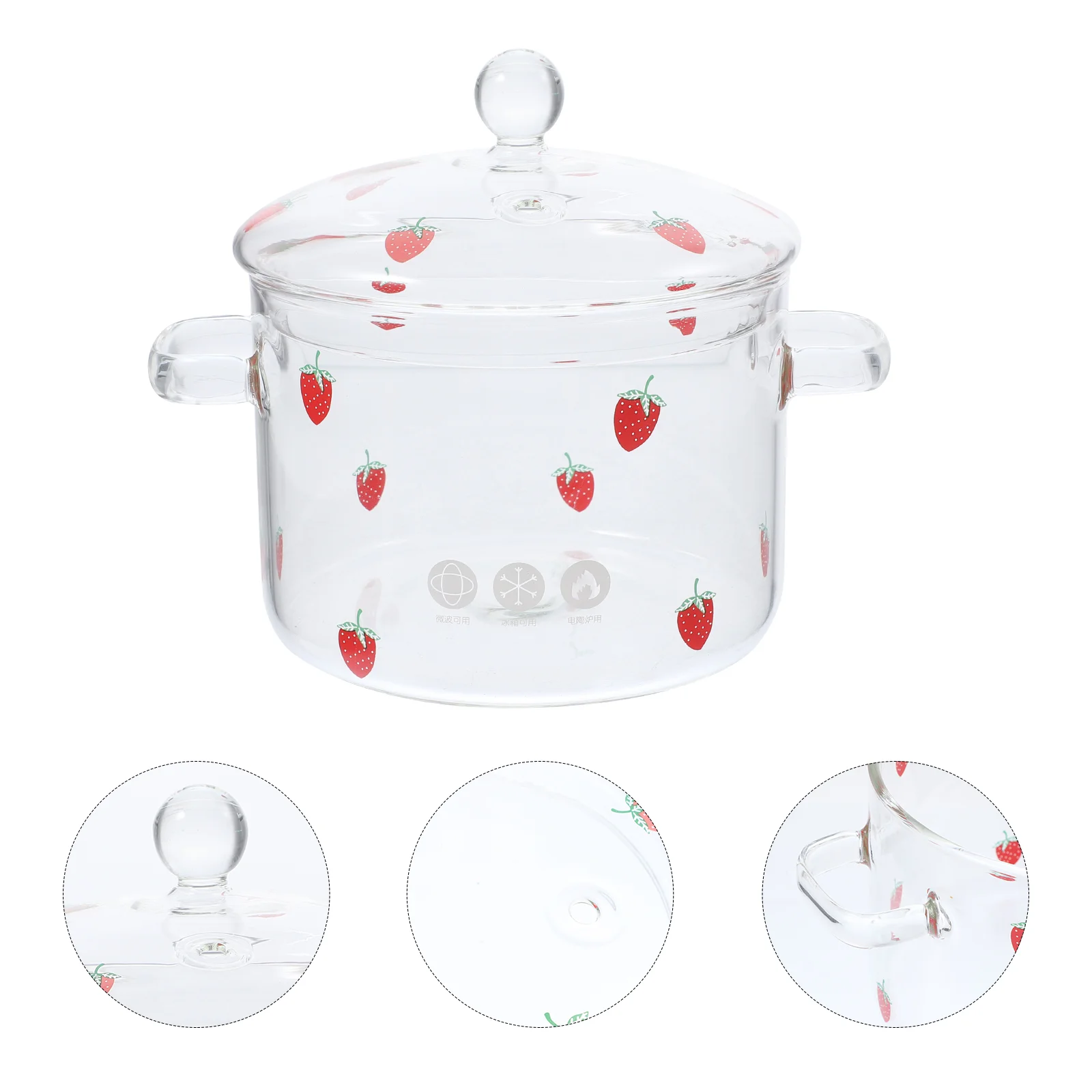

Potstew Cookware Kitchen Cooking Noodleinstantramen Bowl Borosilicate Resistant Sauce Tea Nonstick Cooker Warmer Butter