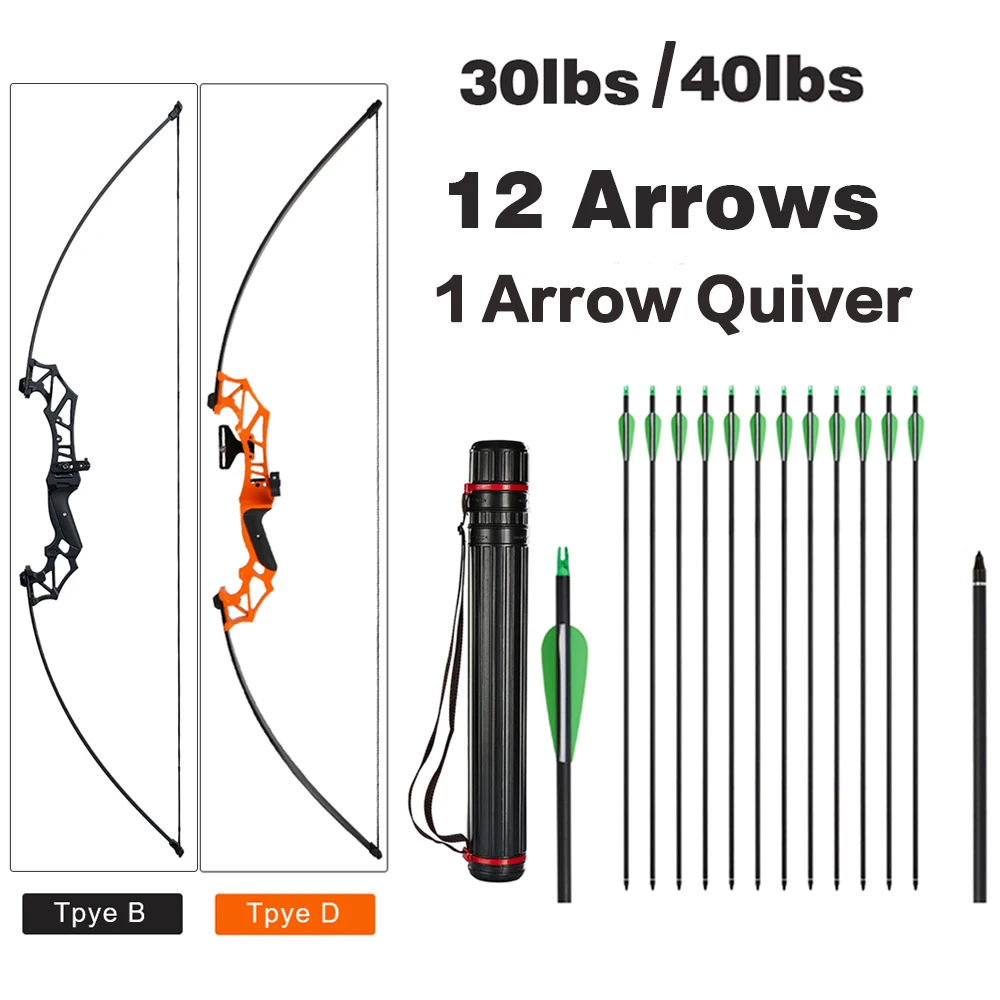 

Toparchery Archery Bow 30-40 lbs Take-Down Bow Powerful Bow And Arrow Set For Outdoor Shooting Gaming Hunting Accessories