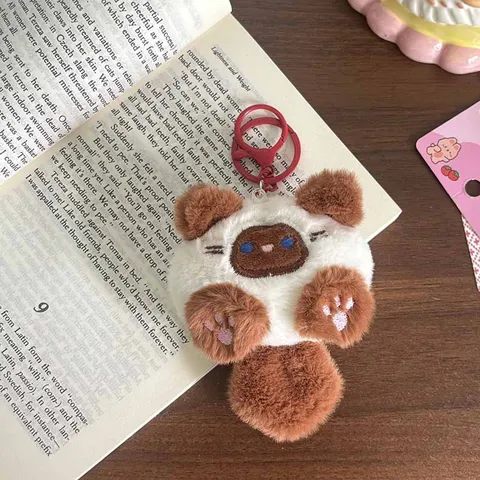 Плюшевый брелок с котом