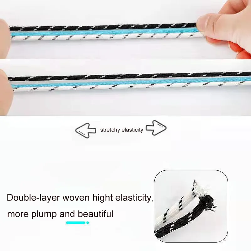 New Sneaker ShoeLaces Elastic No Tie Shoe Laces Stretching Lock Kids Adult Lazy Laces Quick Shoelace Shoestrings