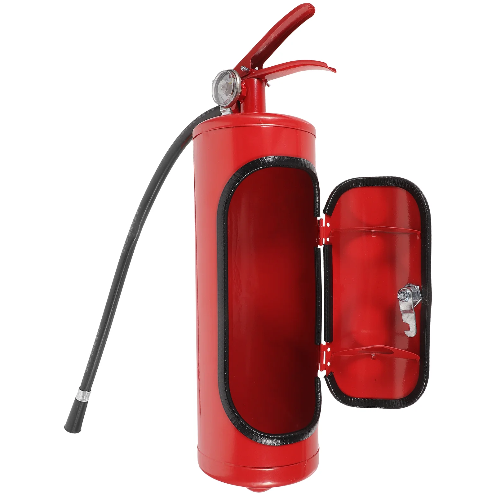 

Mini Gift Bag Fire Extinguisher Tank Birthday Dispenser Fireman Firemen Holder Metal Storage Case