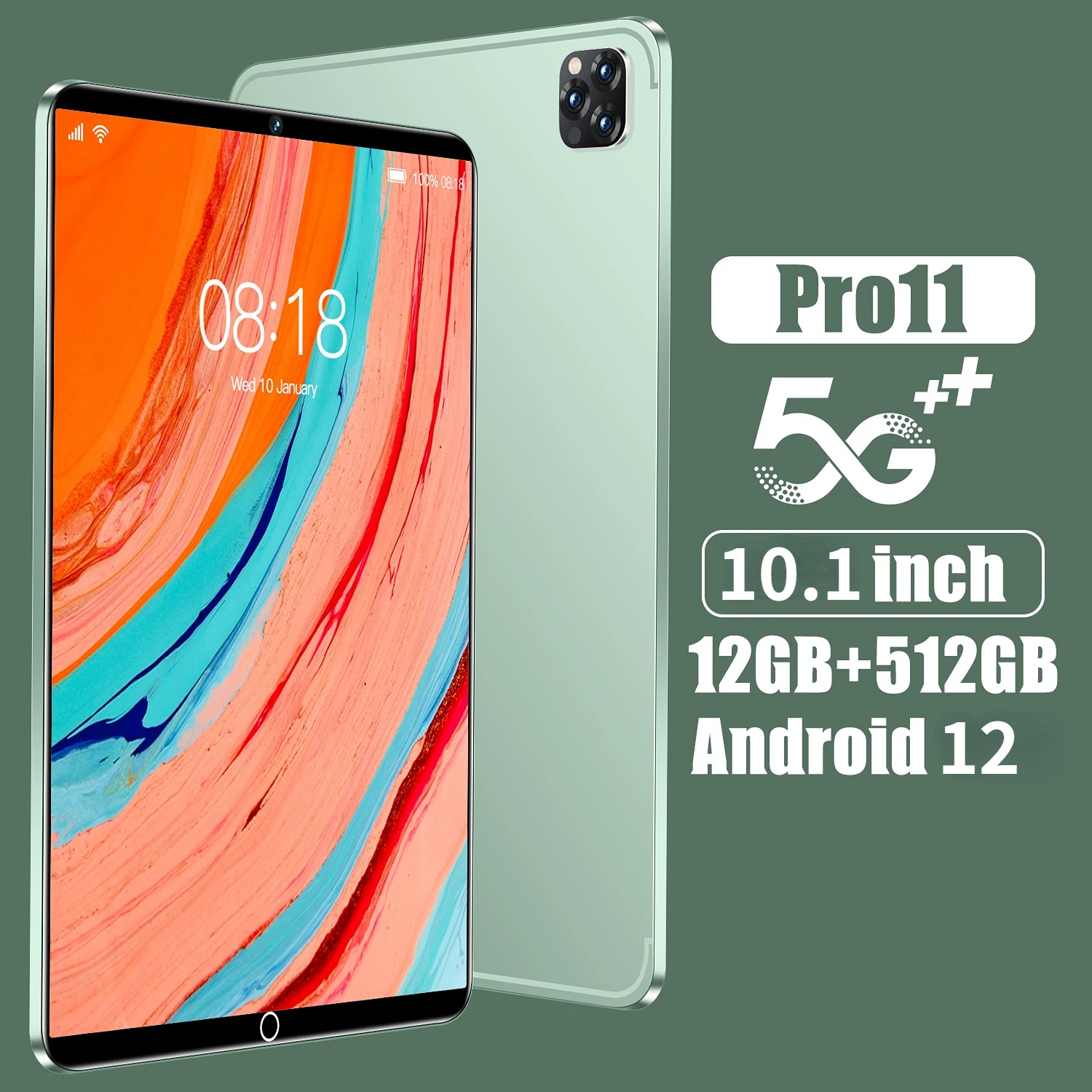 

Официальный аутентичный 2022 Новый Android 10,1-дюймовый телефон планшет 12 ГБ 512 ГБ 10 ядер подключаемый двойная карта полный экран Wi-Fi высокой четкости