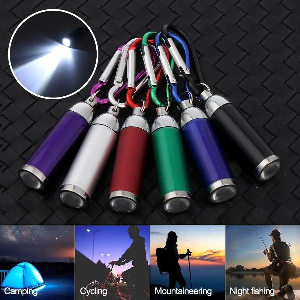 

Mini Travel Camping Riding Outdoor Tools Flashlight Keychain Light LED Torch
