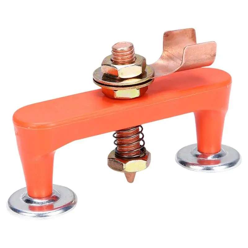 

Welding Magnet Clamp Heavy Duty Ground Clamp Welding Head Strong Welding Support Clamp Upgrade Welding Magnet Head With Large