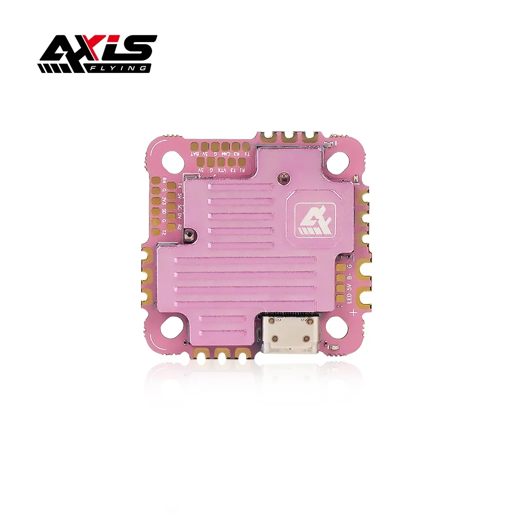 Фото Axisflying Argus F7 AIO F722 FC + 40A 3-6S blheli _ S ESC 25x25 с алюминиевым корпусом для Cinewhoops, запчасти для FPV Freestyle Drone №1