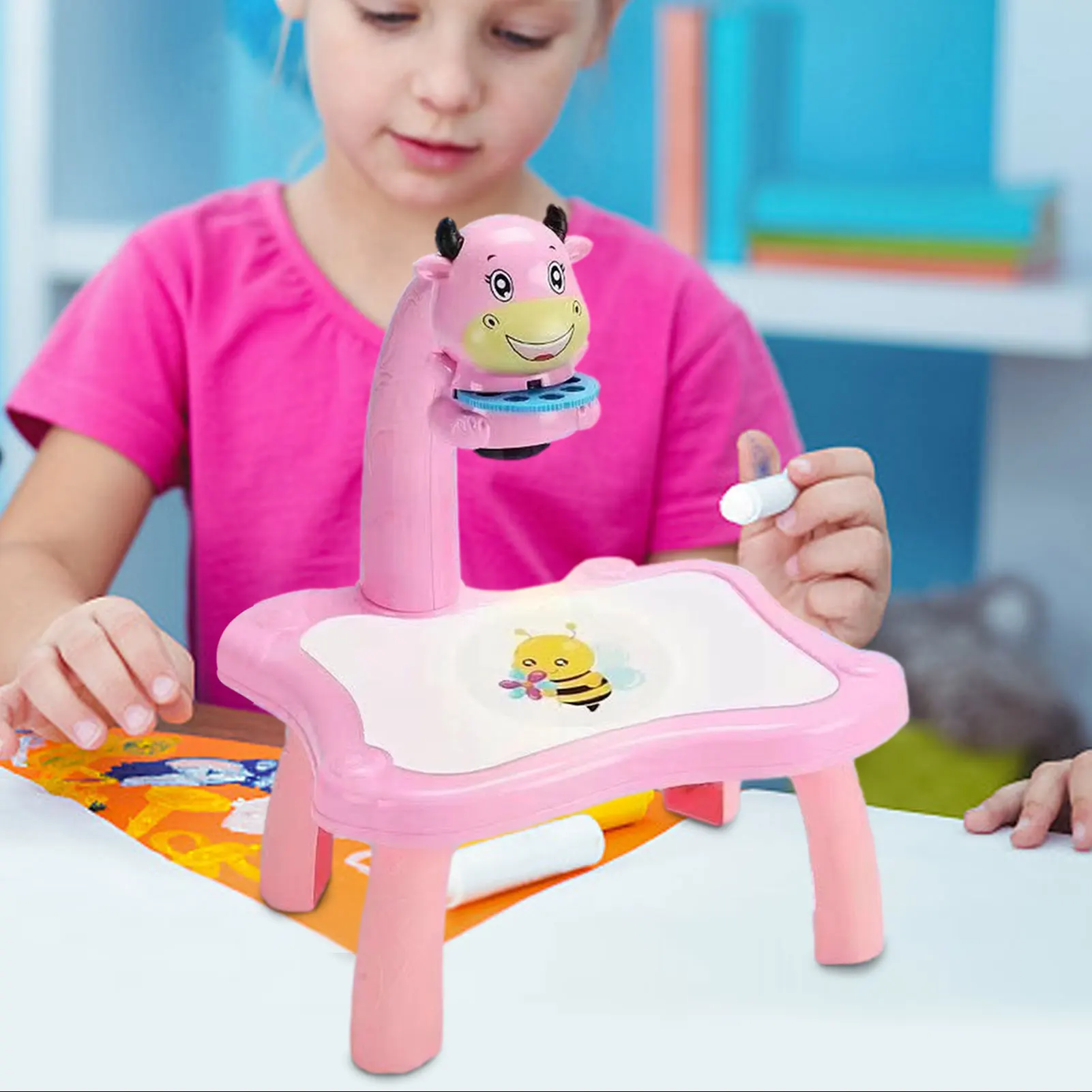 

Drawing Projector For Kids Children Projector Painting Art Drawing Table Light Toy Educational Learning Paint Tools Toys