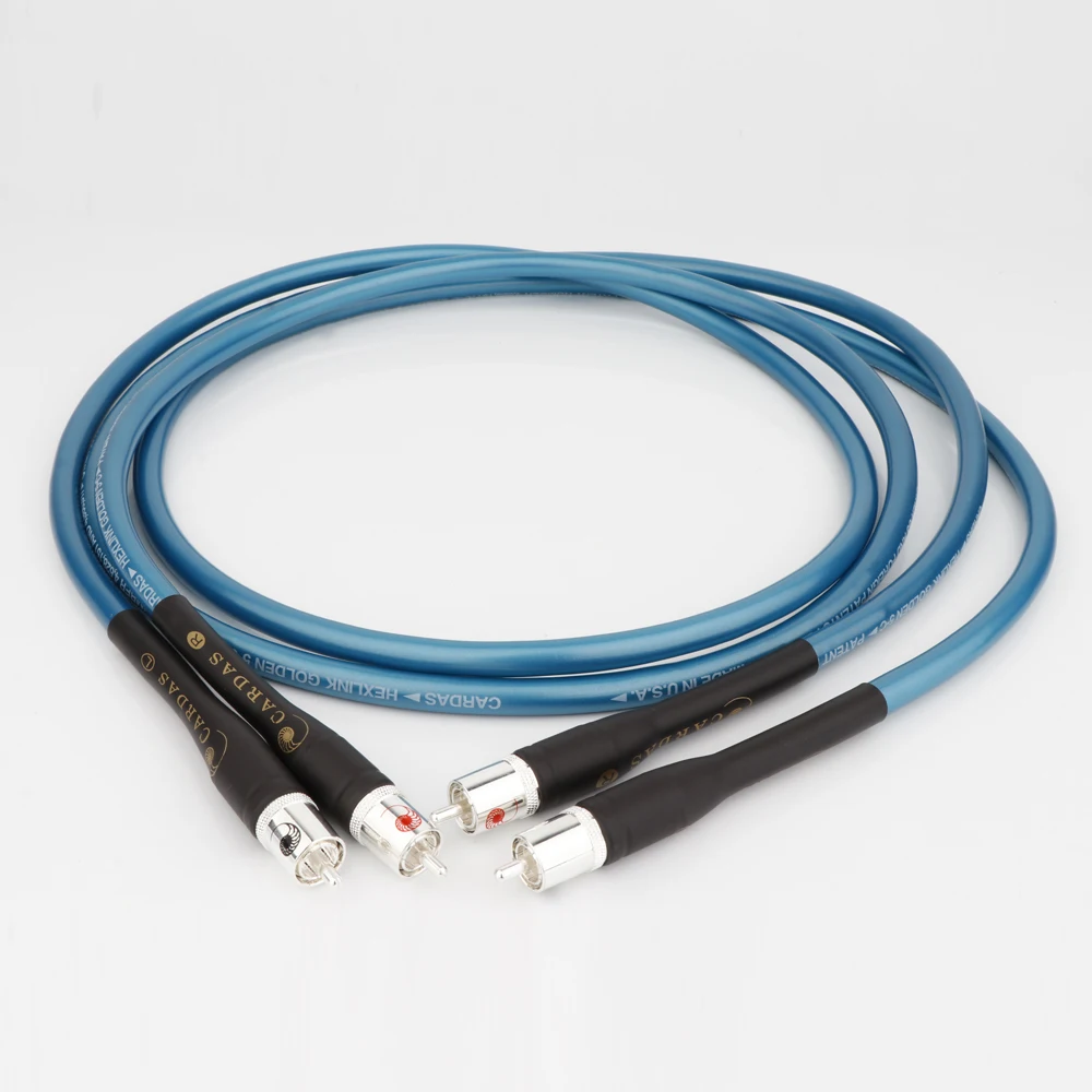 

High Qaulity Cardas Hexlink golden 5-C RCA INTERCONNECT CABLE RCA Analogue Cable For HIFI CD AMP