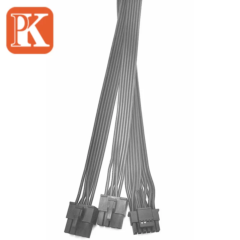 Совместим с RTX 4000 RTX4080 RTX4090 серия (16-pin 12 + 4P) Название: 8-контактный штекер на PCIE 5 0