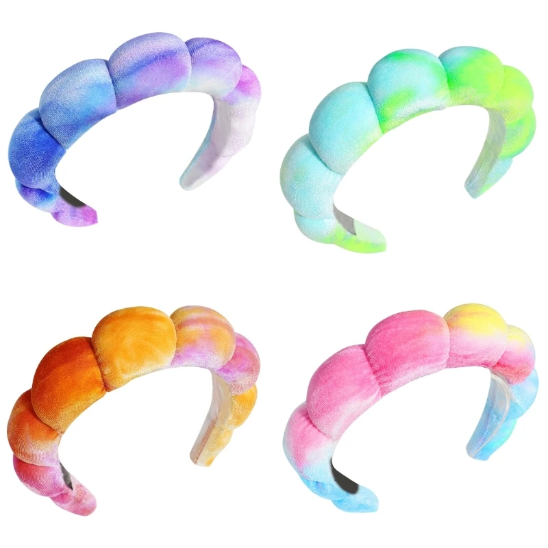 

Girls Wide Headbands Elegant Lady Headwear Sponge Hair Bands Accessories