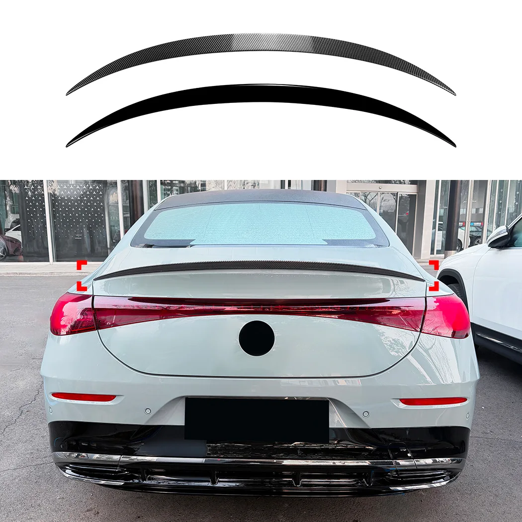 Фото Задний спойлер в стиле AMG для Mercedes-Benz CLA-Class C174 C178 2026+, глянцевый черный №2