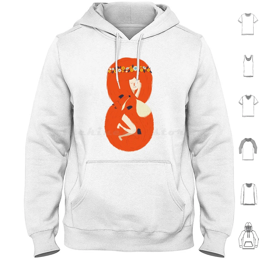 

Женская толстовка Foxy с длинным рукавом, лиса, Фокси, милый сон, с цветами, натуральный имбирный, красный, голова Виксен, мама, очаровательная