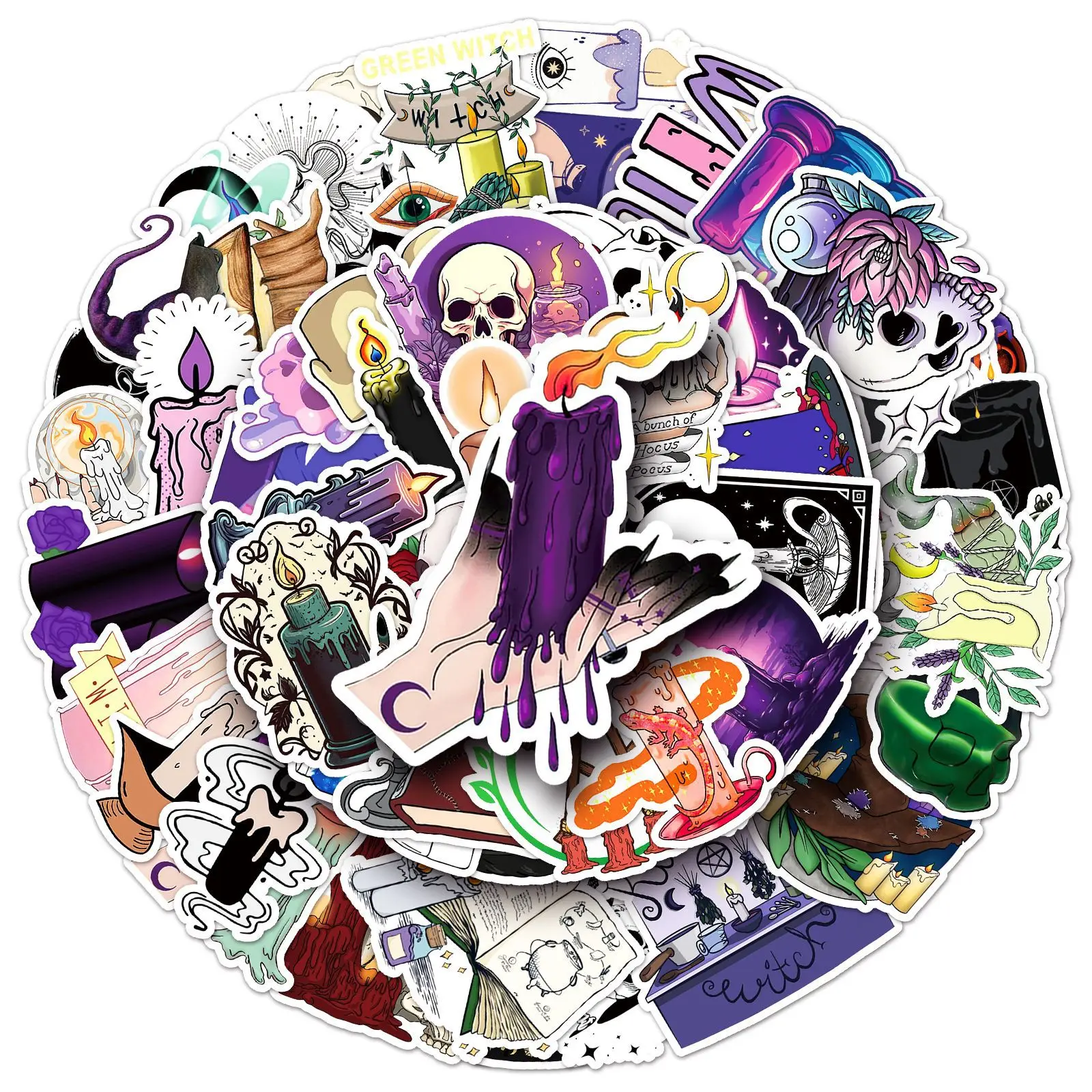 10/30/50 шт. наклейки в готическом стиле