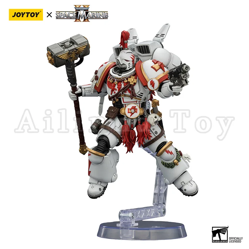 Фото Фигурка JOYTOY 1/18 по игре 40K: White Scars Assault Intercessor Champion Thunder Hammer Bolt Pistol (Издание Game Edition) №4