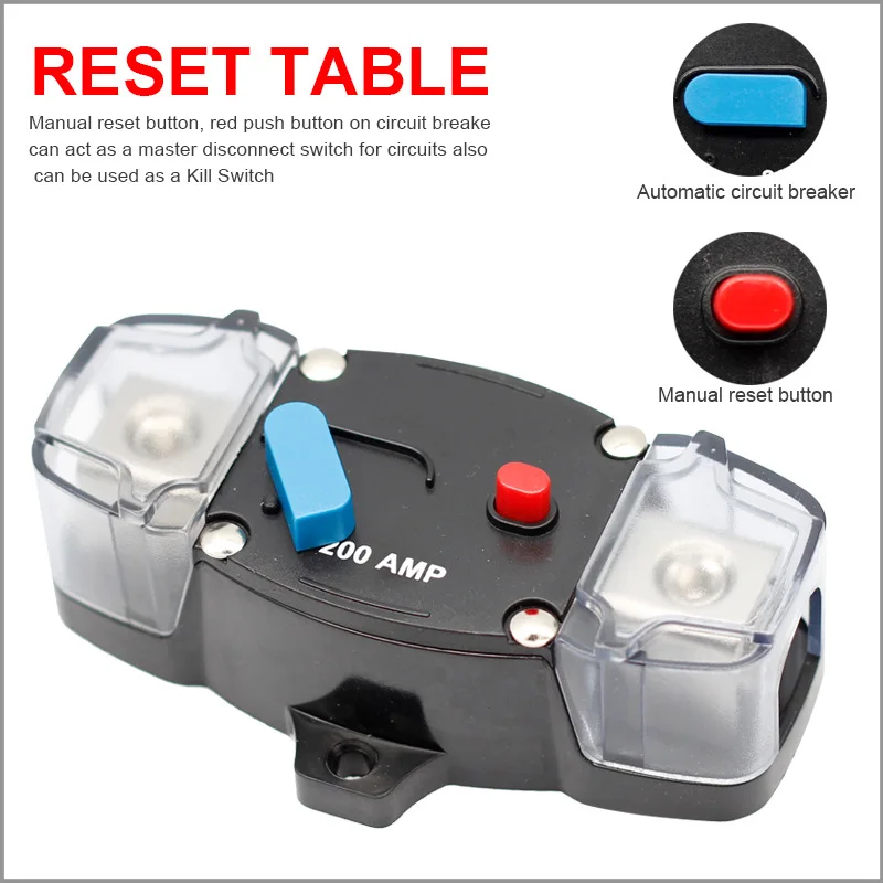 Предохранитель для автомобиля грузовика 12 В 24 48 постоянного тока сбрасываемый