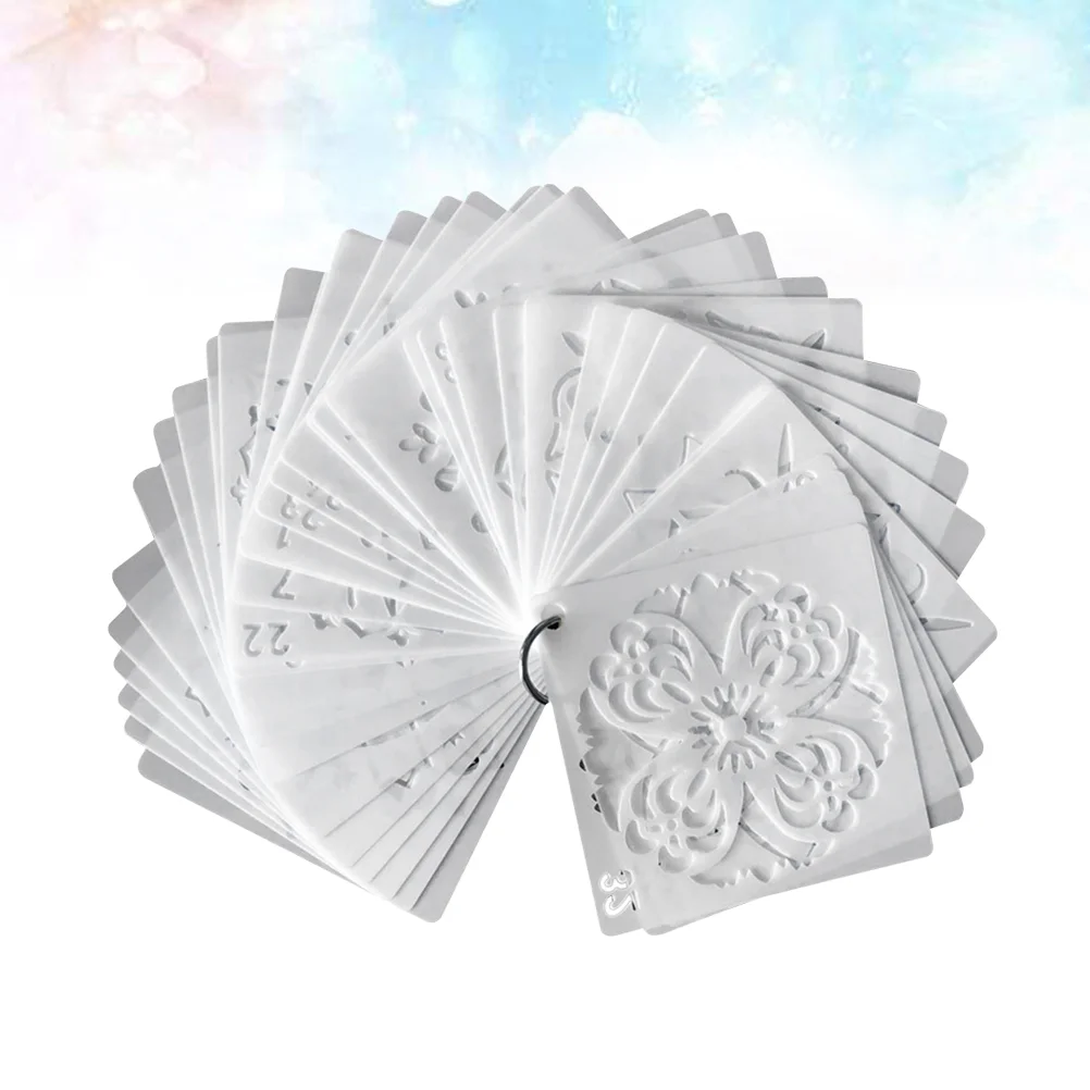 

Stencils Mandala Stencil Drawing Painting Hollow Template Flower Out Diy Templates Wall Planner Journal Large Shape Square
