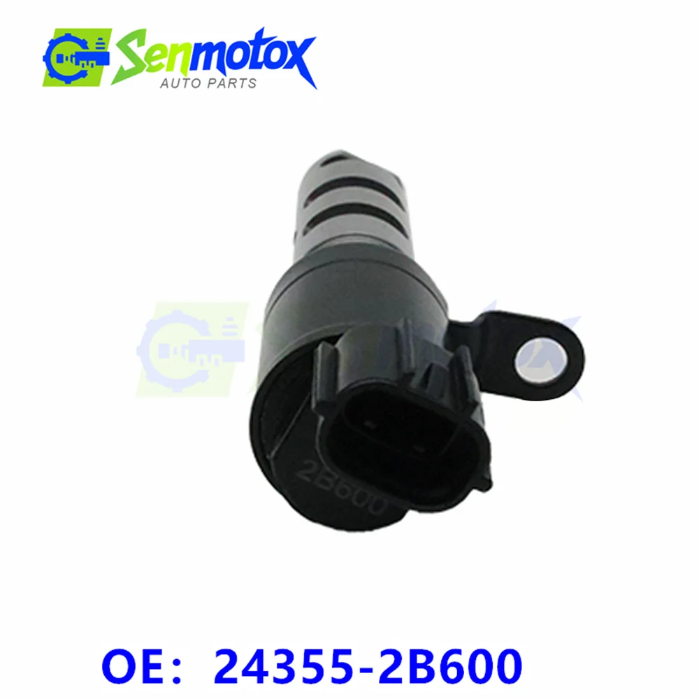 Фото 24355-2B600 для Hyundai i20 i30 ix20 KIA CARENS CEE'D CERATO PRO 2007-2012 SOUL 243552B600 VVT электромагнитный клапан с регулируемой синхронизацией №2