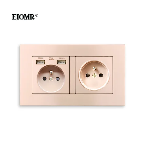 EIOMR USB-розетка французского стандарта 16A