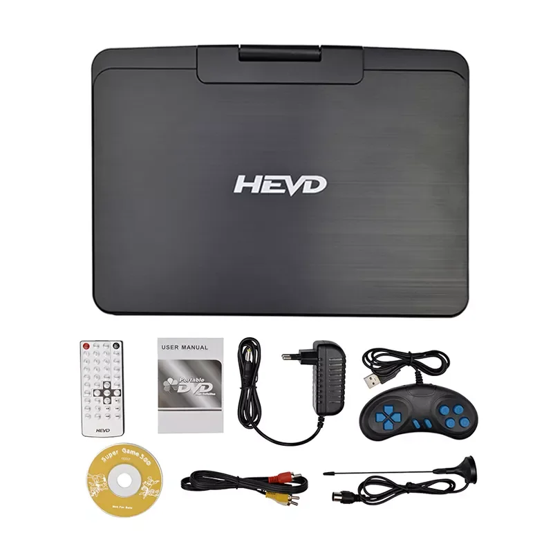 

NEW 2022 NEW NEW DVD Player 13 inch HD Portable Mobile Digital Multimedia Player TV EVD Radio SD Card U Disk MPEG MPEG4 VCD Play