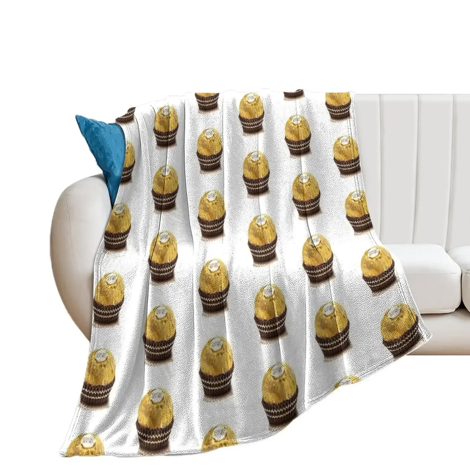 Фото Одеяло Ferrero Rocher 2, декоративные одеяла Polar Retros для кровати, одеяла №2