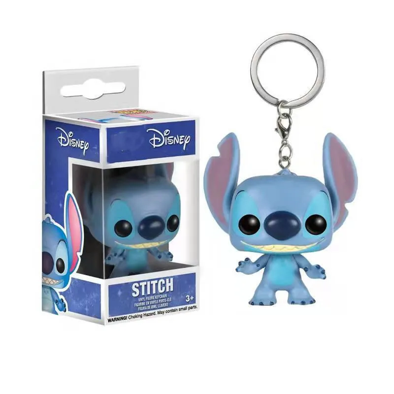 Брелок из ПВХ с героями мультфильмов Disney милая кукла Лило и Ститч модель игрушек