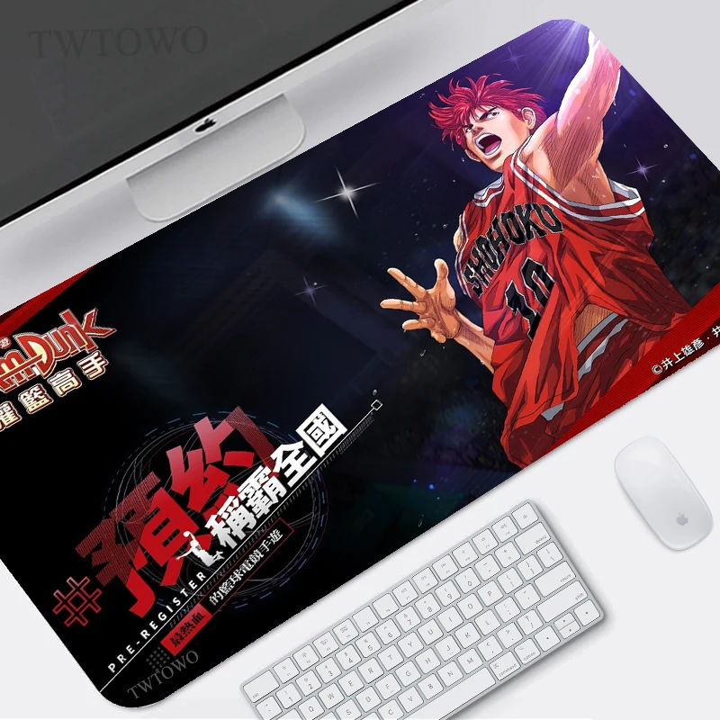 

Коврик для мыши с аниме Slam Dunk, игровой, размер XL, HD, домашний Коврик для компьютерной мыши под заказ, коврики для мыши XXL, мягкий Противоскольз...