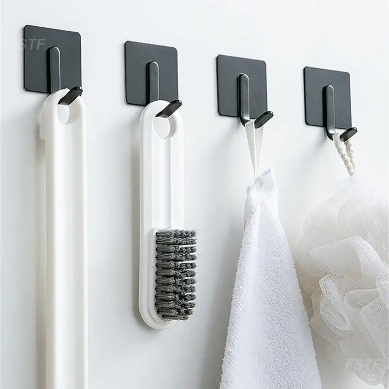 

Punch-free Key Holder Waterproof Rust-proof Coat Hooks Viscose Hooks Hook Up Wall Hanging Self-adhesive Towel Storage Hook