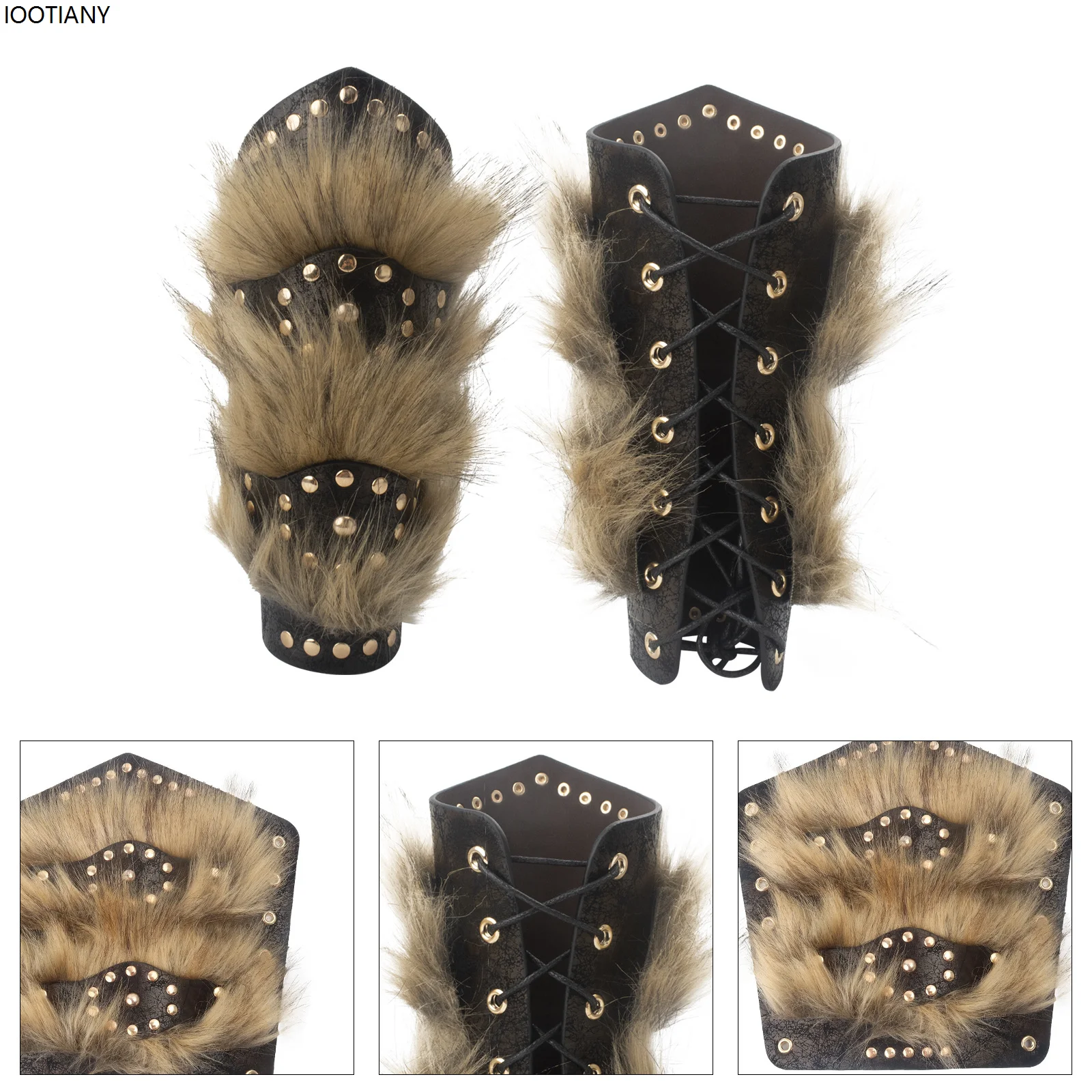 Винтажный рыцарь в средневековом стиле плюшевая наручная защита викингов