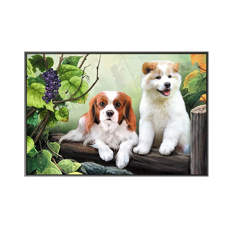 Полный набор для вышивки крестиком вышивка с изображением милой собаки