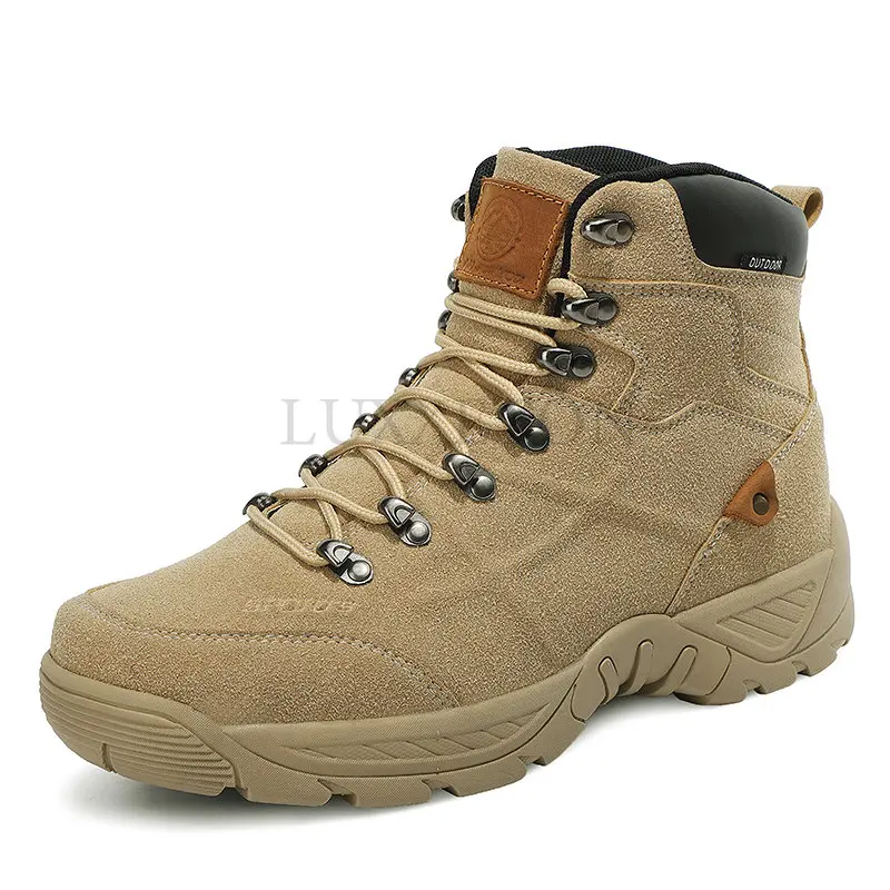 

Brand Winter Men Boots Outdoor Men's Tactical Military Boots Light Work Ankle Boots Spring Men Short Boots Hiking Sneakers