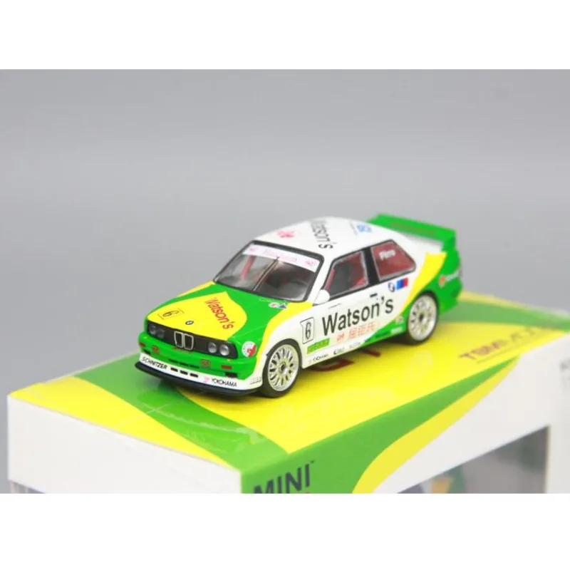 

Мини GT 1:64 BMWs 1991 M3 E30 Evo Коллекционная модель автомобиля из сплава, орнамент, подарок, детская игрушка