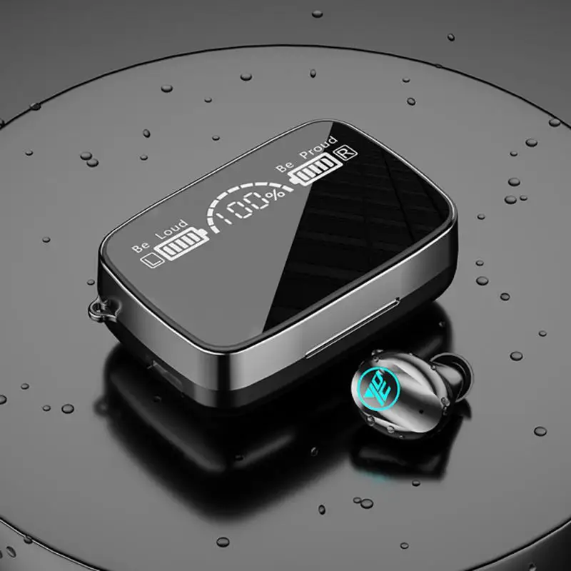 

In Ear Sports Tws Headphone With Charging Pod Digital Display Sport Earbuds Touch Operation Wireless Bluetooth Headset