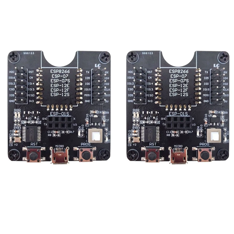 

2X ESP8266 Development Board Burn Board System Module For ESP-12F ESP-07S ESP-12S ESP-32 ESP-18T